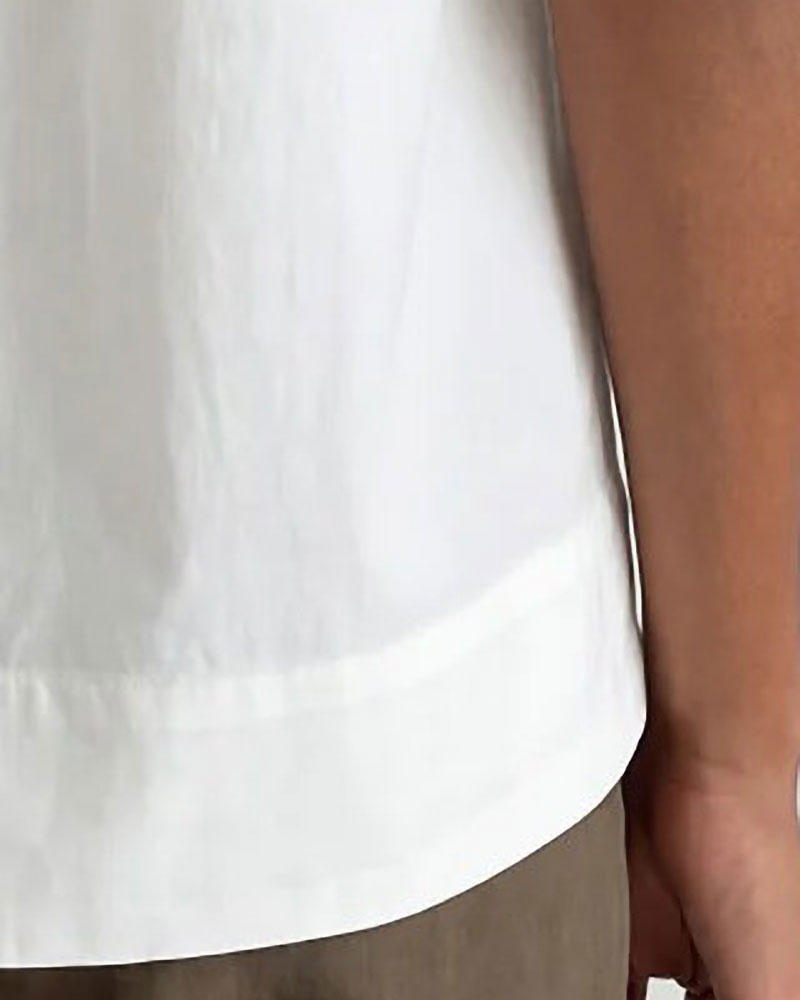 Tie-Up Shirred Tank Top