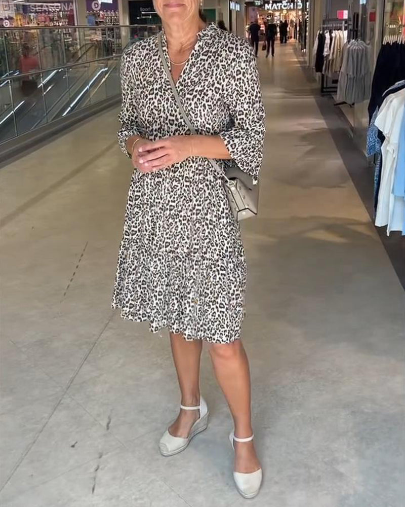 Leopard Print Dress