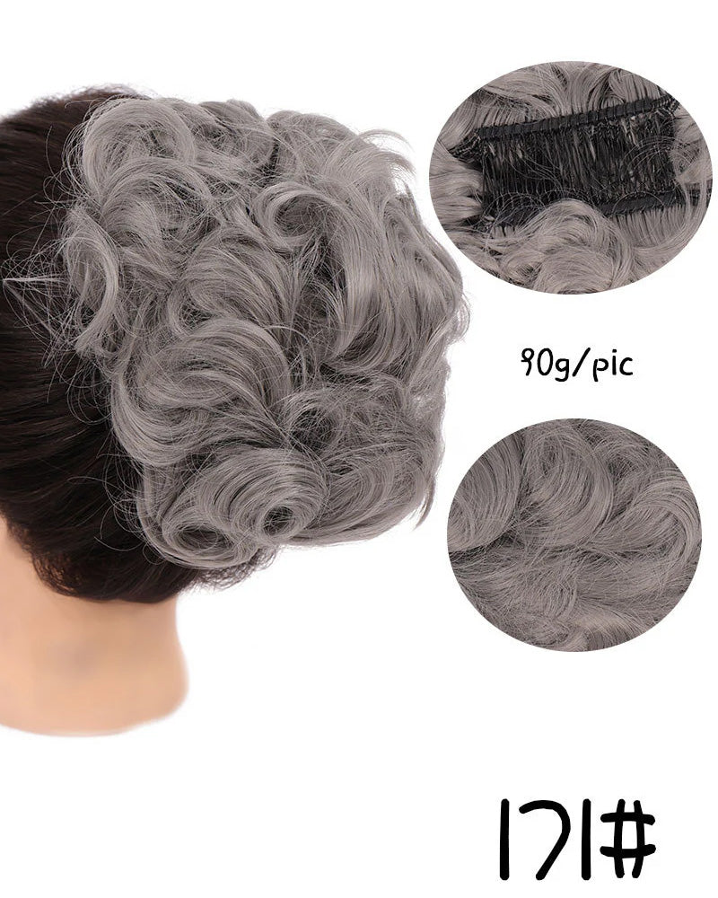 Curly Chignon Comb Clip
