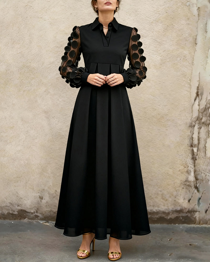 Fashionable V-Neck Elegant Dress