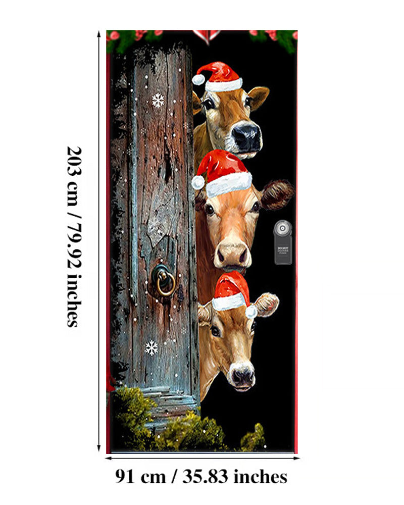 🌟2025 Christmas And Halloween Front Door Decoration