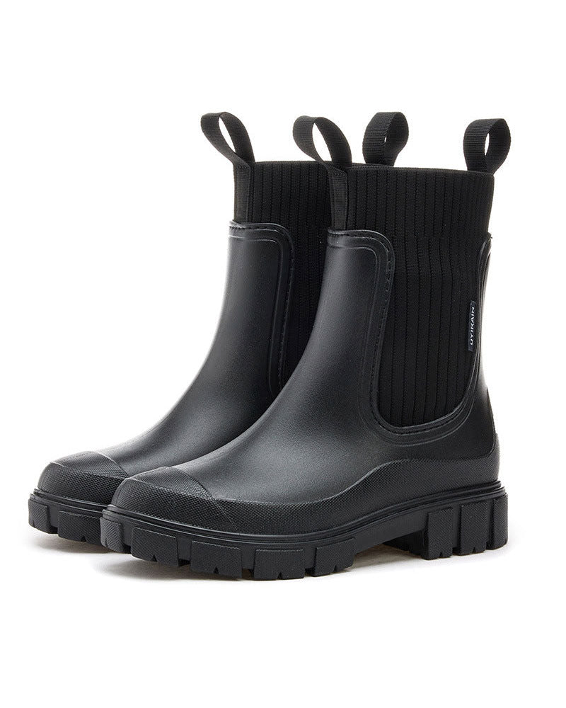 ☔️Waterproof Non-Slip Thick Sole Mid-Calf Boots