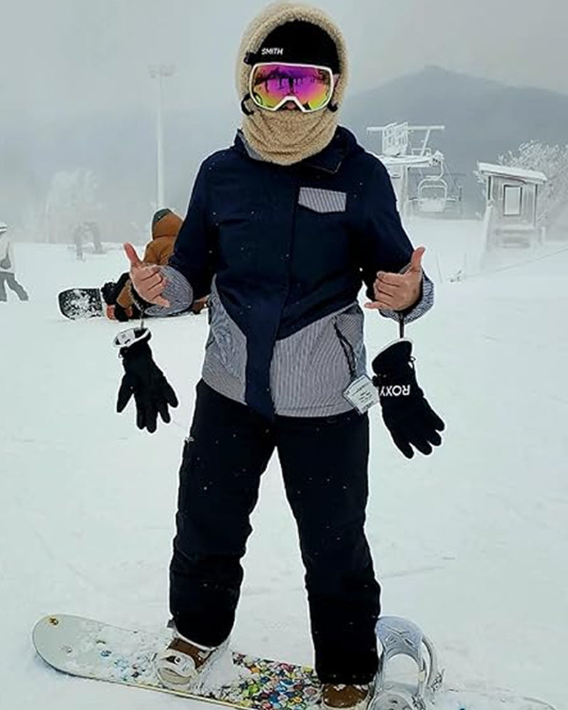 Sherpa hood ski mask