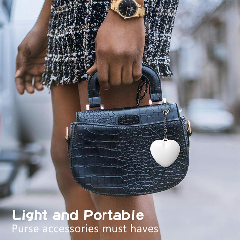 Heart-shaped keychain night light