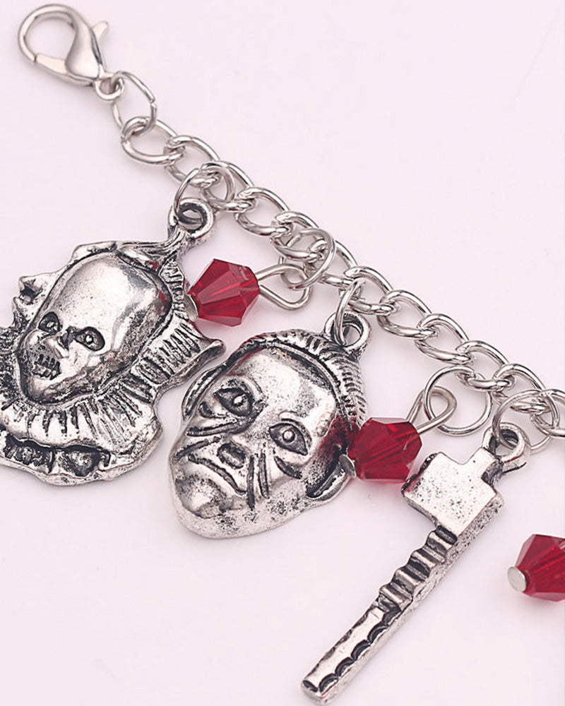 Halloween jason mask bracelet