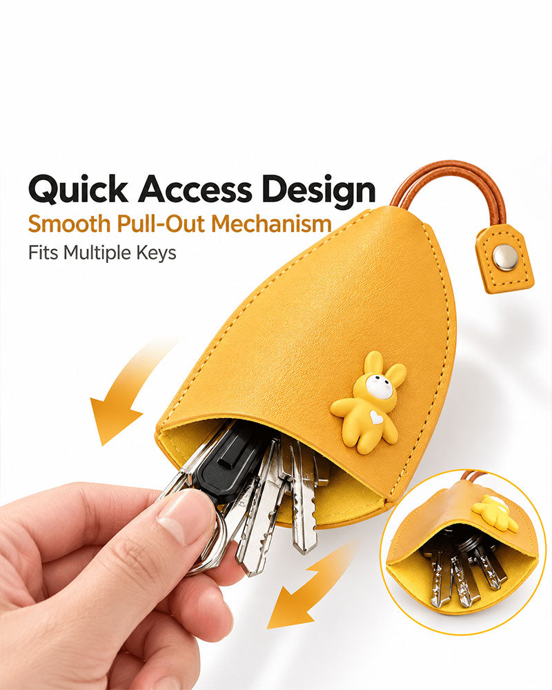 🔥Cute Cartoon Pull-Out Key Case🎁