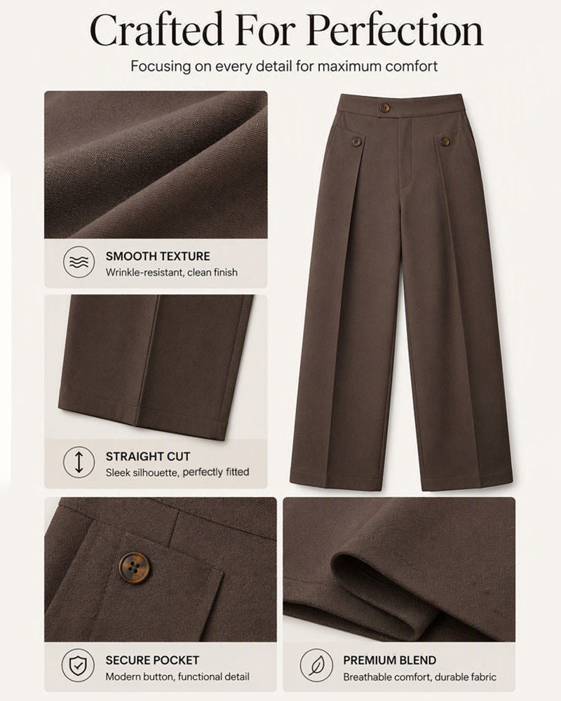 ⏰Men's Straight Leg Wrinkle Resistant Pants 👖