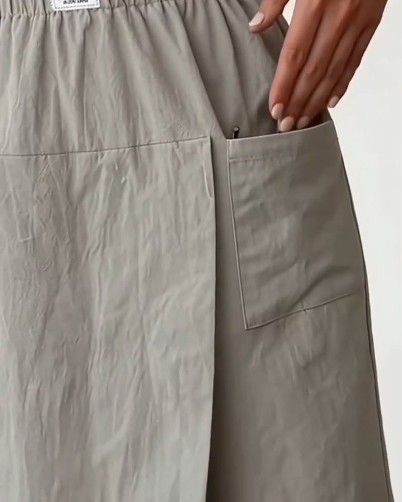 100% Cotton Casual Pocket Design Shorts