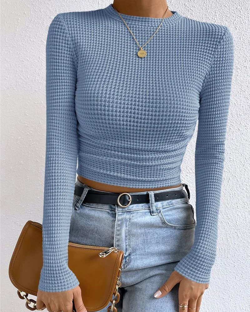Slim Fit Versatile Long Sleeve Top