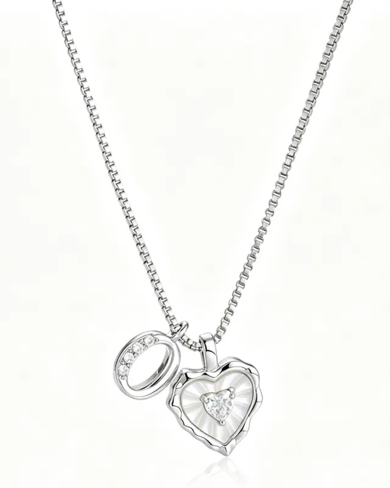 A–Z Micro Pave Letter Pendant Necklace