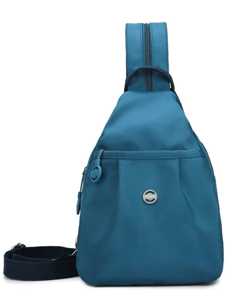 Multi-Pocket Convertible Backpack & Crossbody Bag