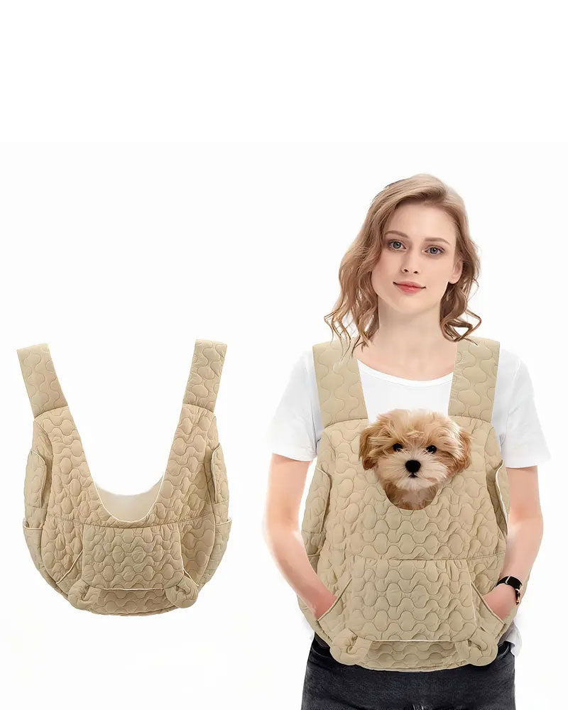 Adjustable Front Facing Pet Backpack Removable Bottom Safety Structure