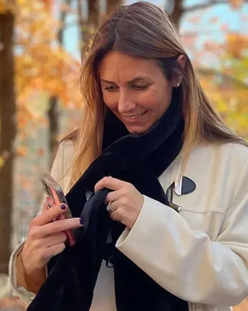 🎁Hidden Pocket Cozy Scarf – Warm, Soft And Secure Zipper🧣