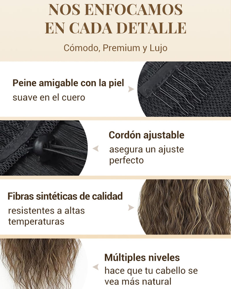 Long Voluminous And Curly Hair Extension