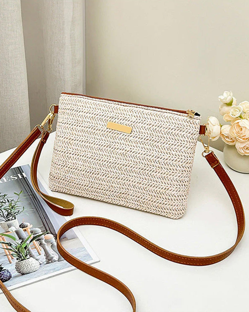 Shoulder Clutch Bag – Lightweight, Versatile, Metallic Accents ✨