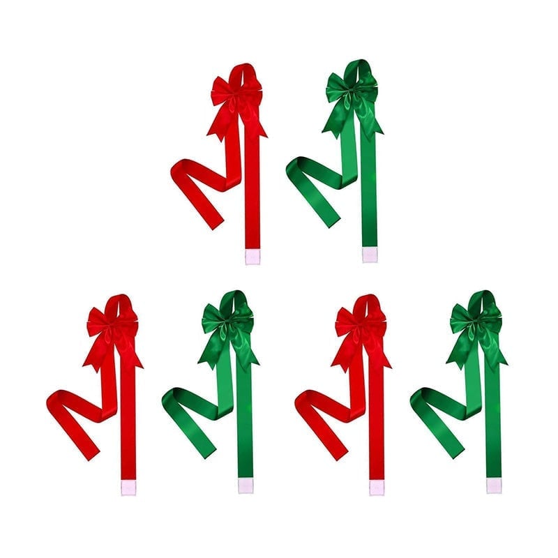 Christmas Door Bow Ribbon Decoration