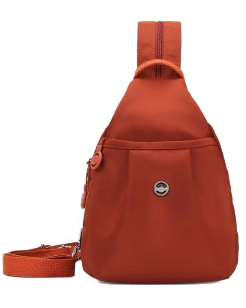Multi-Pocket Convertible Backpack & Crossbody Bag