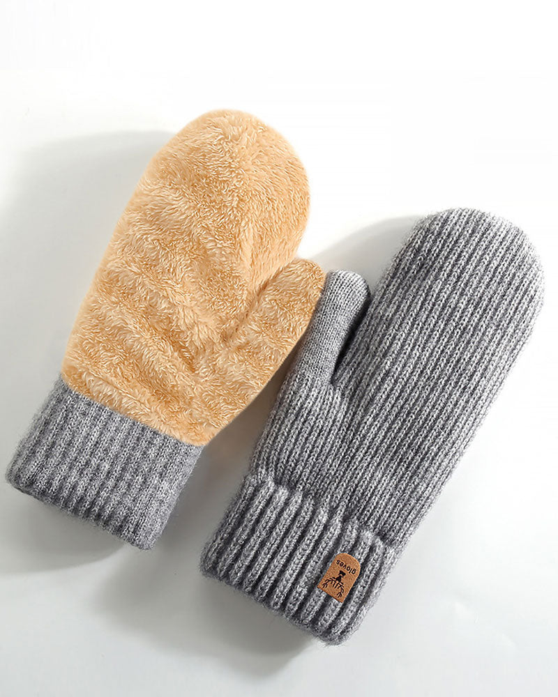 Winter Fleece-Lined Gloves