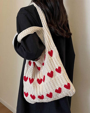 Wool Knitted Armpit Bag