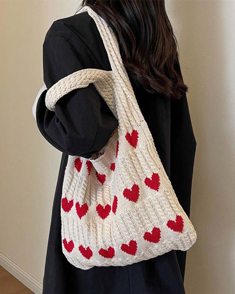 Wool Knitted Armpit Bag