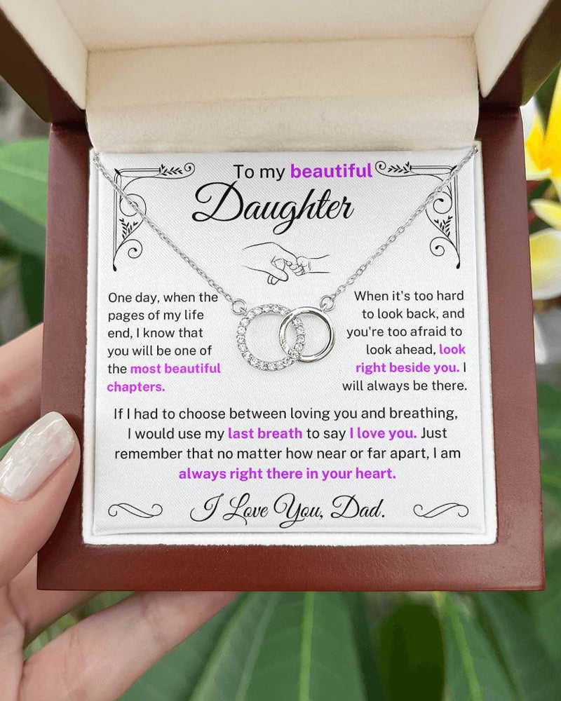 Double Ring Necklace