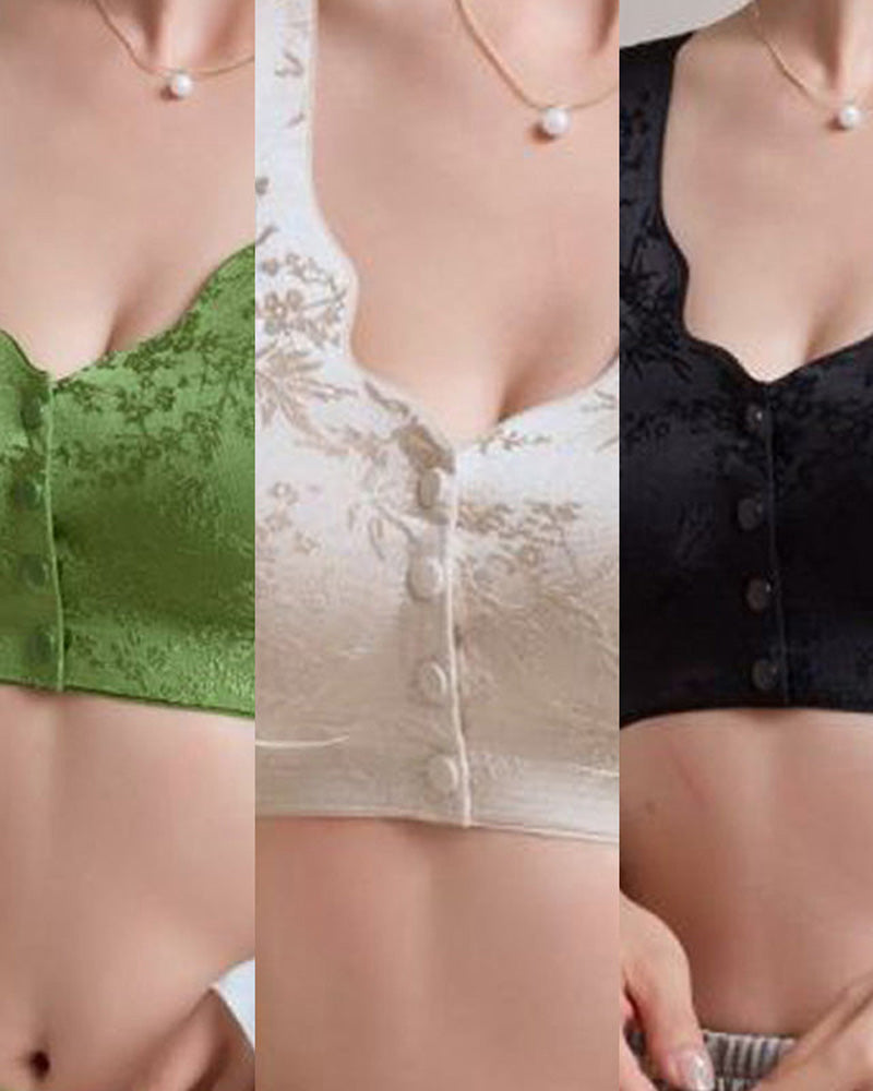 Comfort Front Closure & Wire-Free Seamless Bra