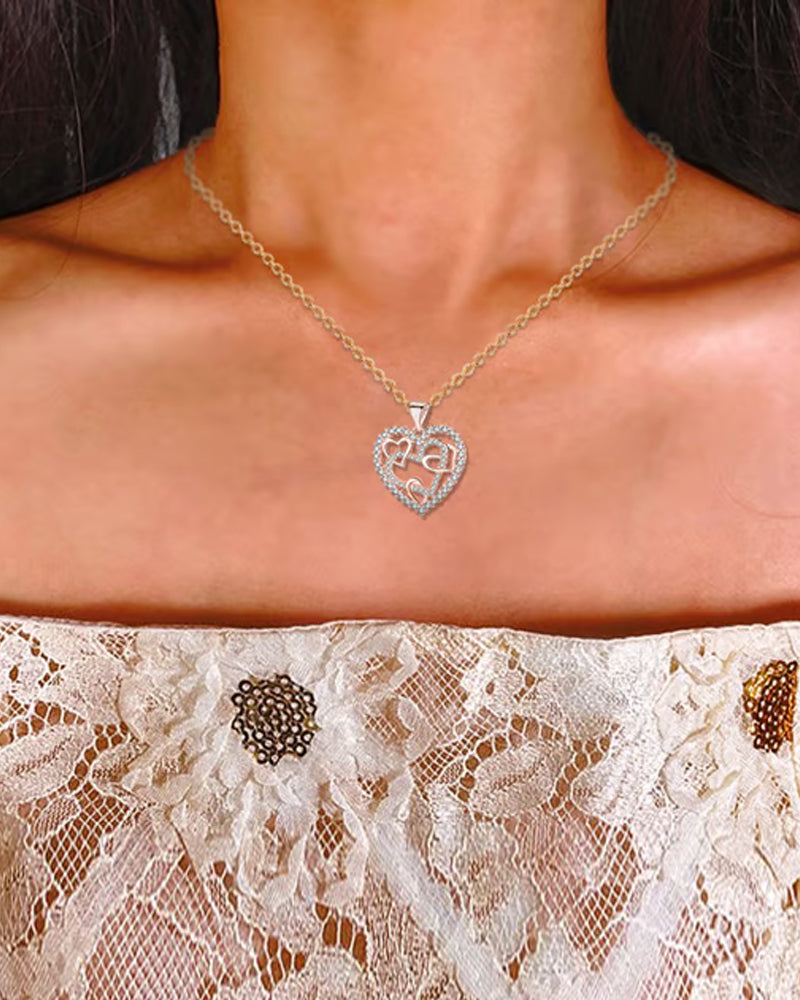 Interlocking Hearts Necklace