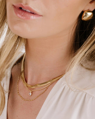 All the Chains Layered Necklace