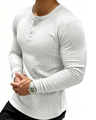 Vertical Stripe Long Sleeve T-Shirt
