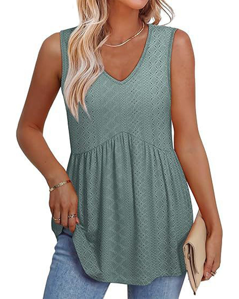 Stylish And Elegant Sleeveless Tank Top