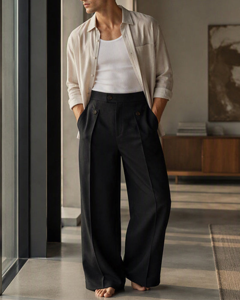 ⏰Men's Straight Leg Wrinkle Resistant Pants 👖