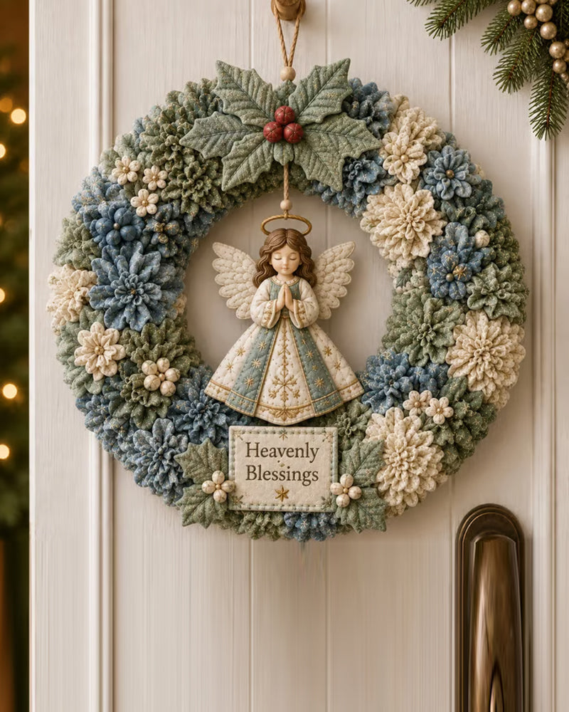 ❄️🎄 3D Fabric Pegging Wreath Craft Kit