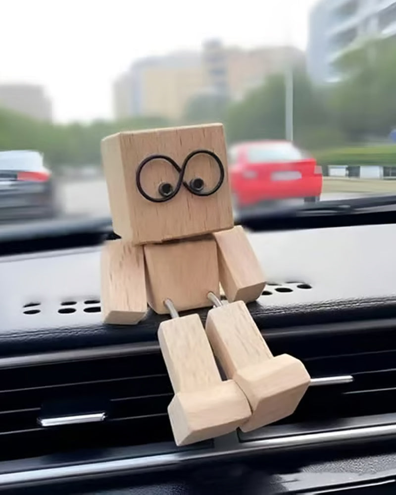 Charming Swaying legs Little Wooden Figure