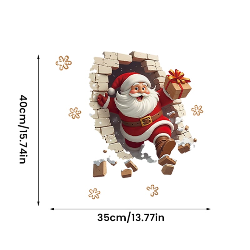 Santa Claus Wall Sticker Set