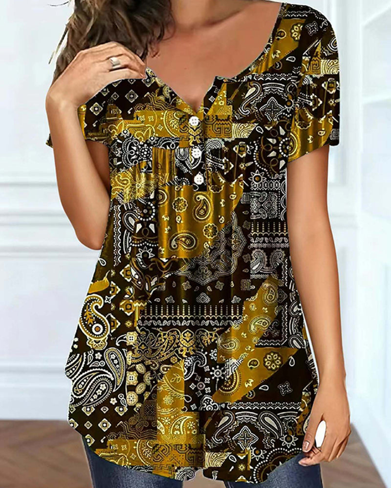 Casual V-Neck T-Shirt for Women