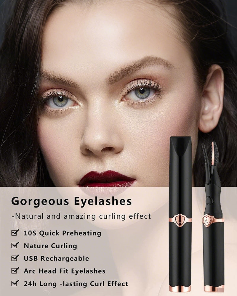 🔥Electric Eyelash Curler for Instant Glam✨ Blink & Dazzle! 👁️