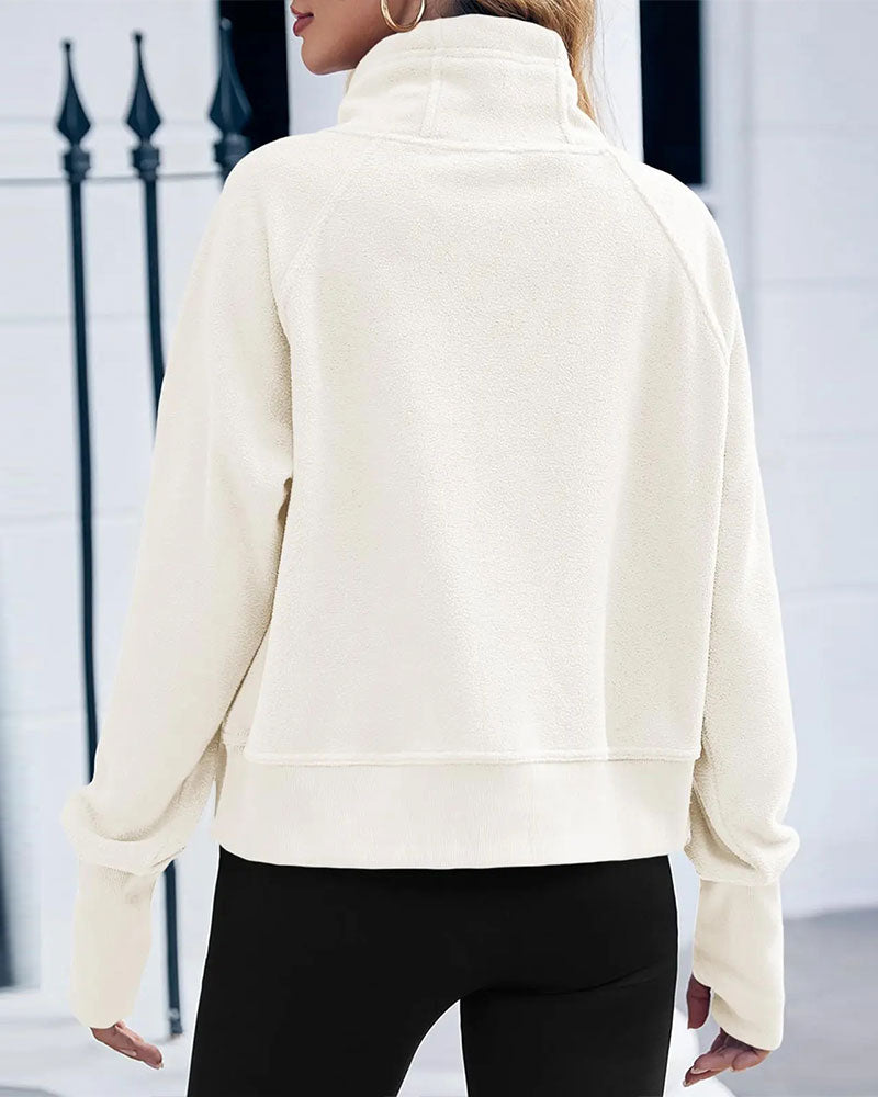 Casual Drawstring Pullover Sweatshirt