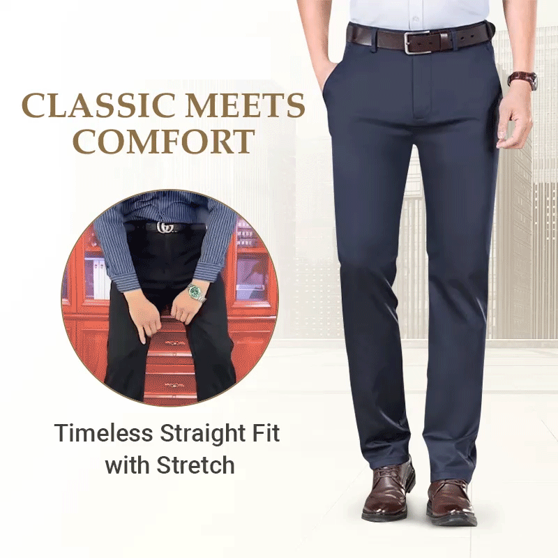 Men's High Stretch Straight Fit Pants