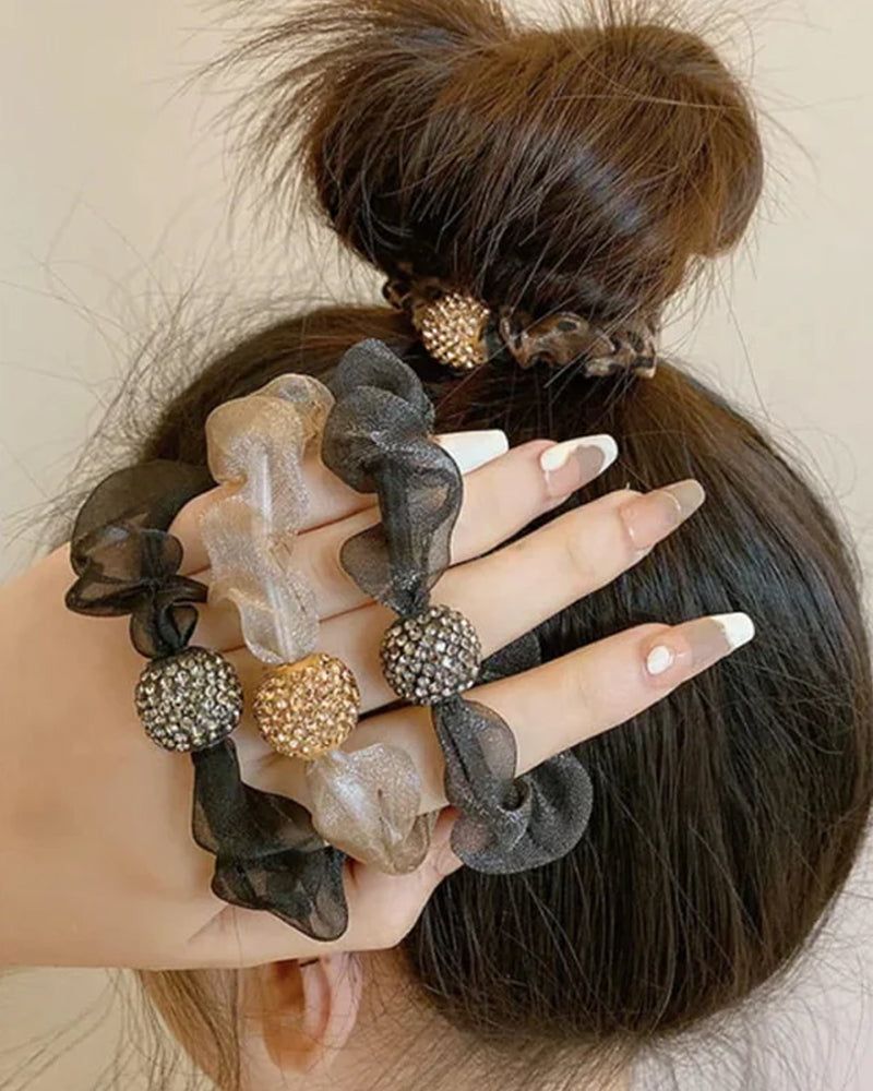 Elegant Rhinestone Mesh Hairbands💎🎀