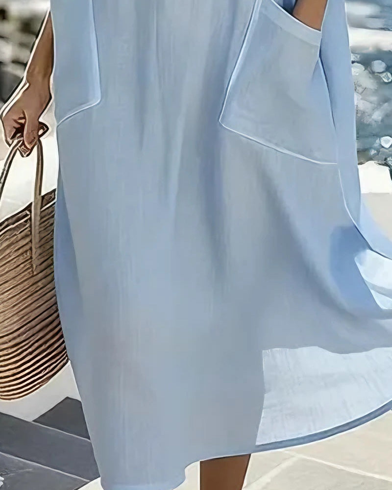 Fashionable Draped Loose Dress