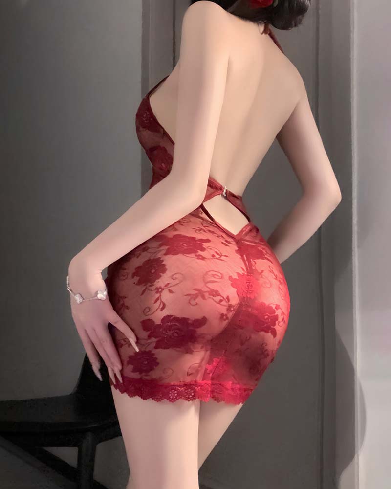 Sexy Lace Pure Lust Sleeping Dress