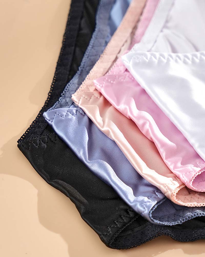 Women's Elegant Satin Lace Panties