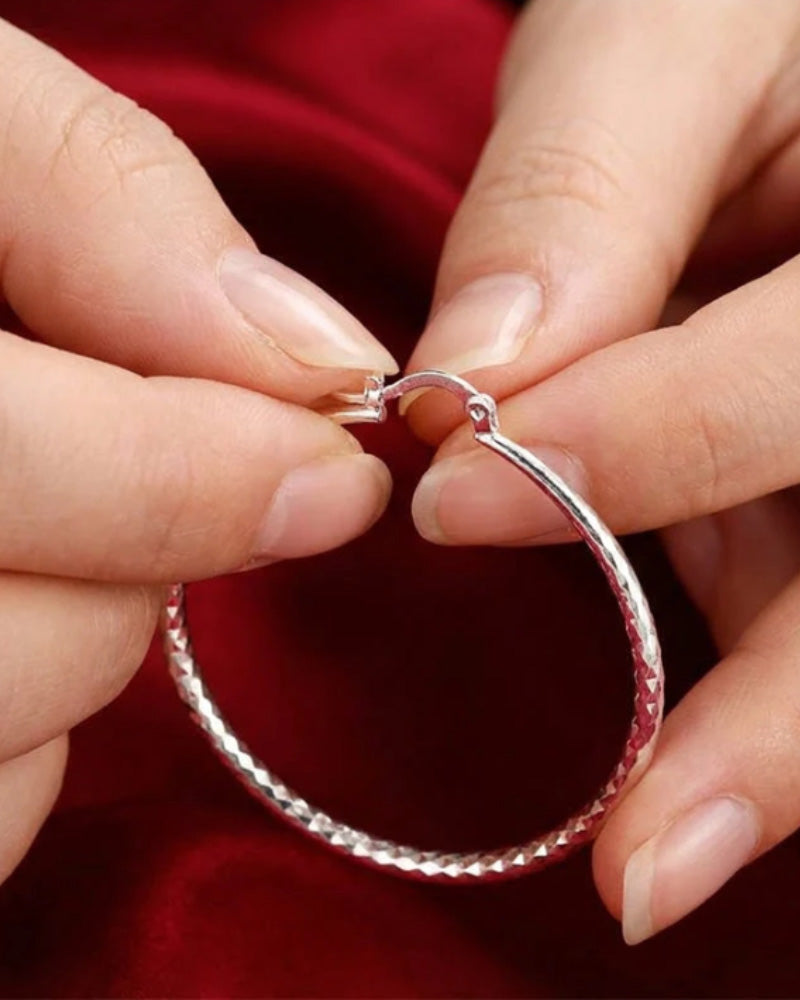Women's Diamond Cut Earrings