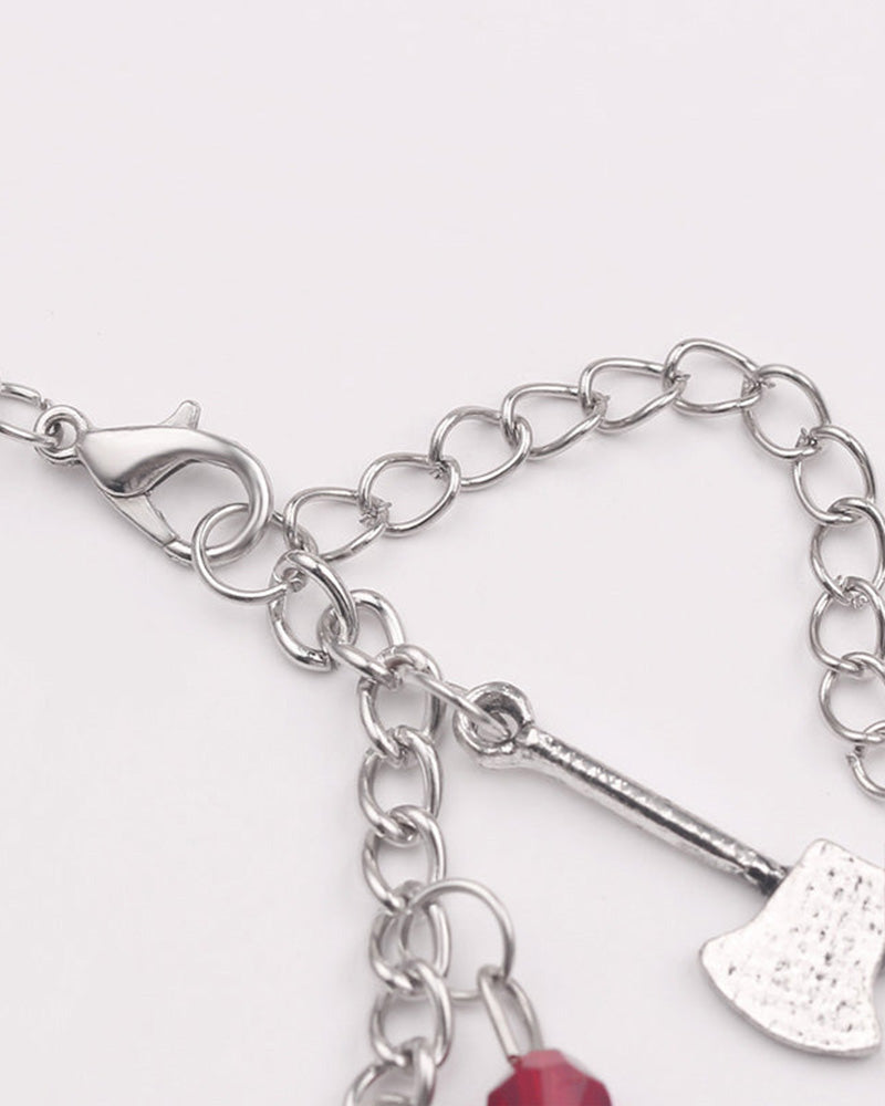 Halloween jason mask bracelet