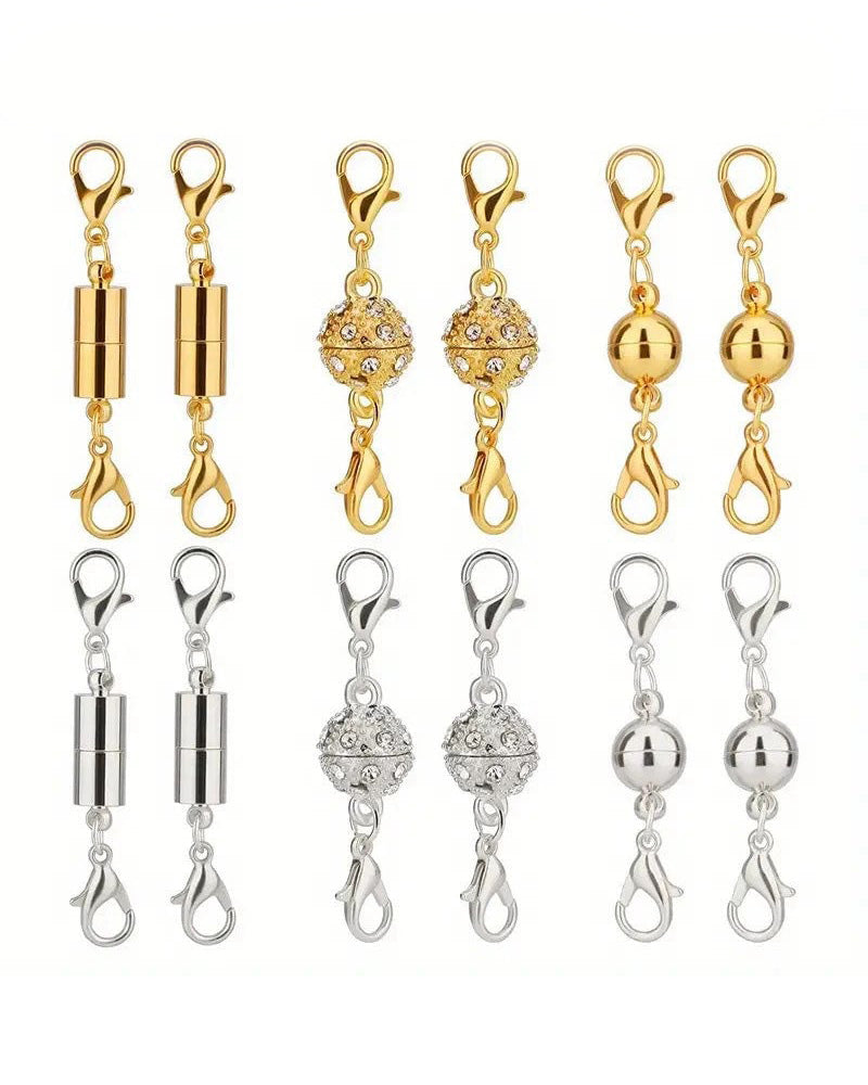 12 Pack Magnetic Necklace Clasps and Closures
