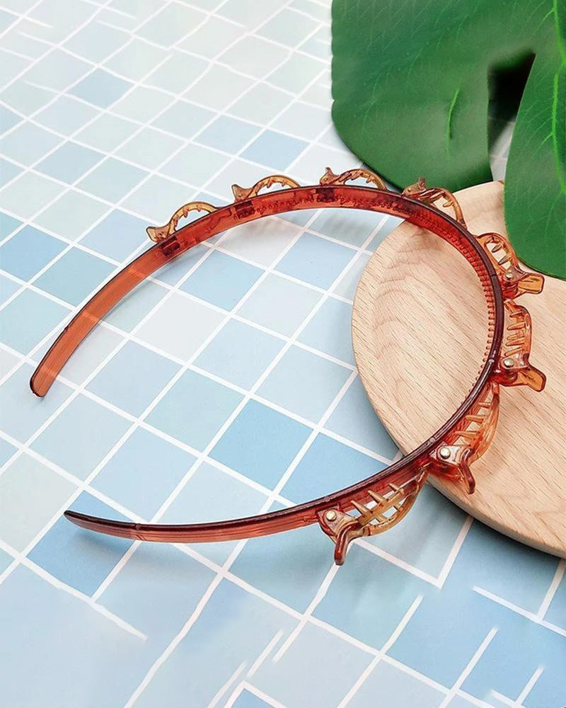 Double Bangs Hairstyle Hairpin