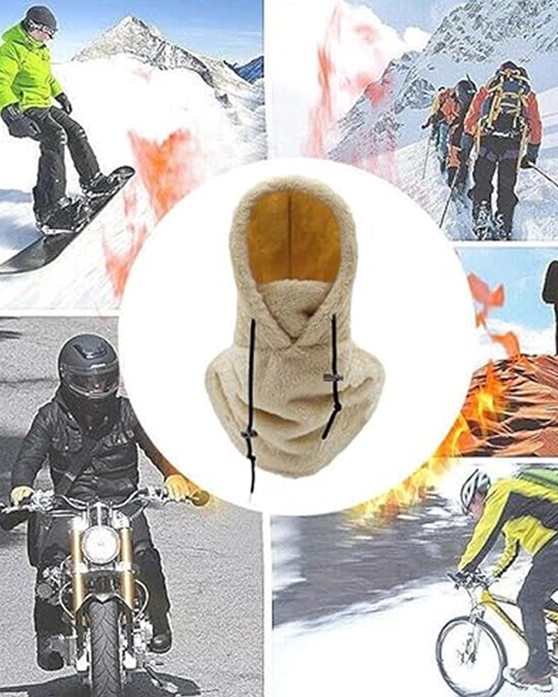 Sherpa hood ski mask