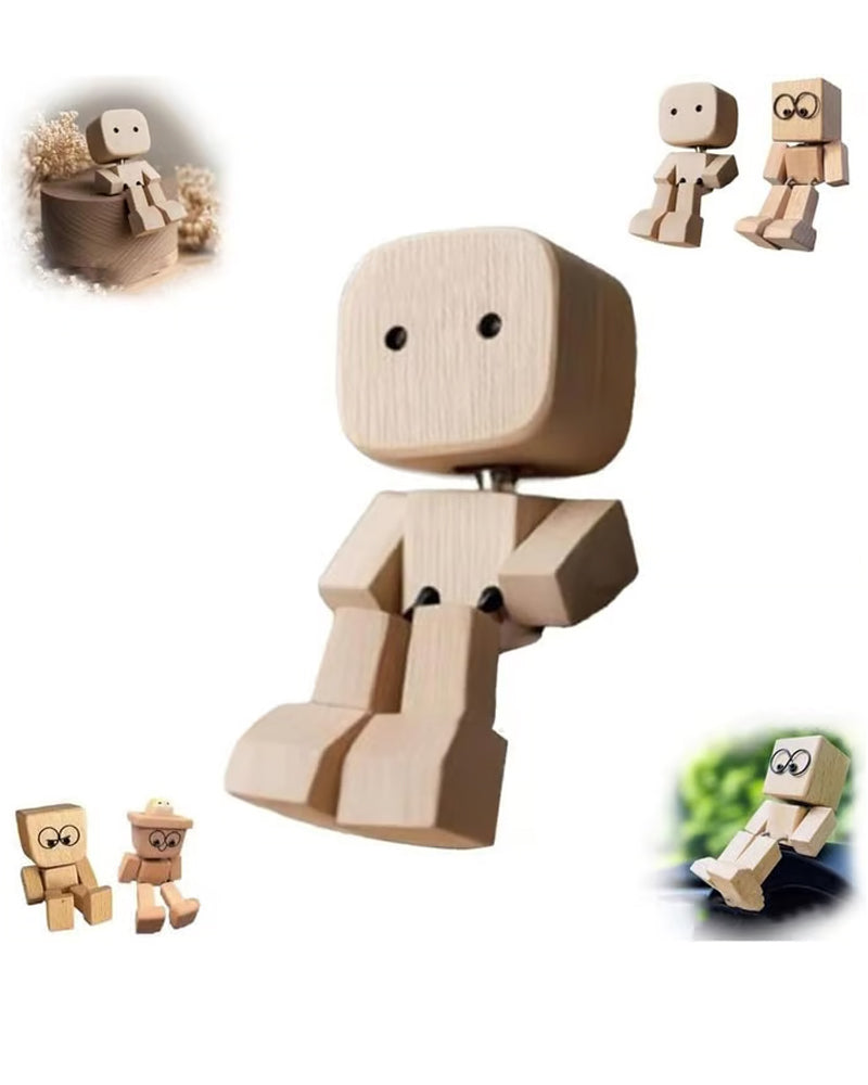 Charming Swaying legs Little Wooden Figure