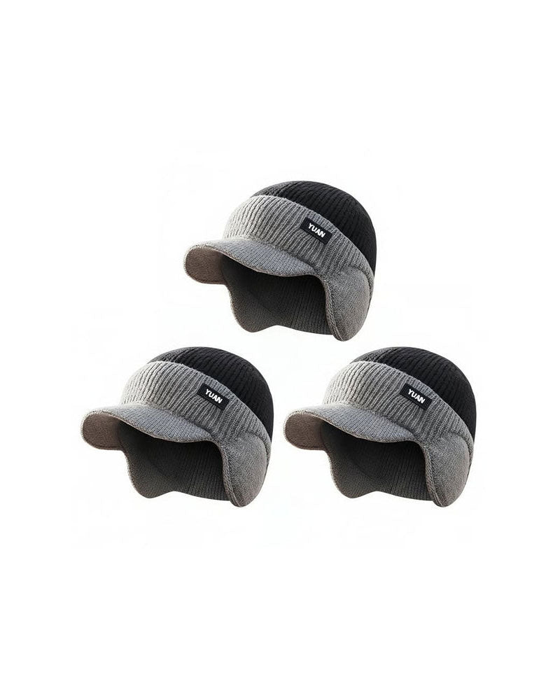 Winter Windproof Thermal Cap with Visor