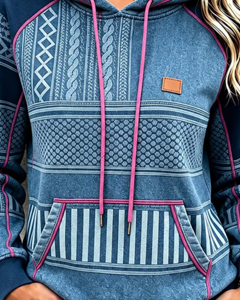Hooded Long Sleeve Relaxed Hoodie